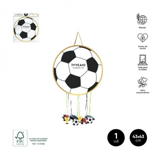 Pinhata 43cm Bola de Futebol