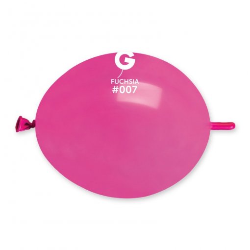 100 Balões latex G Link 6'' (16cm) cor cor Fuchsia #007 - GL6
