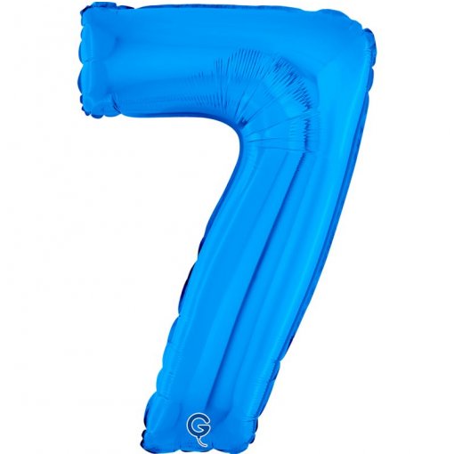 Balão Foil 66cm Azul nº7