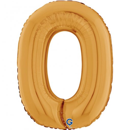 Balão Foil 66cm Dourado nº0