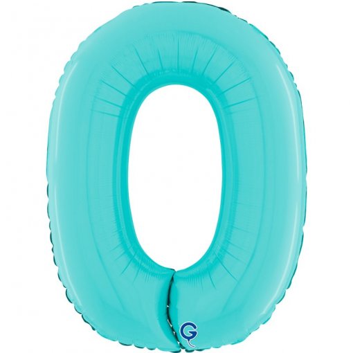 Balão Foil 66cm Azul Pastel nº0