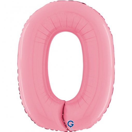 Balão Foil 66cm Rosa Pastel nº0