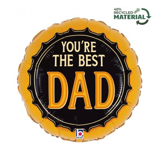 Balão Foil 46cm You're The Best Dad - Dia do Pai (sem pack)