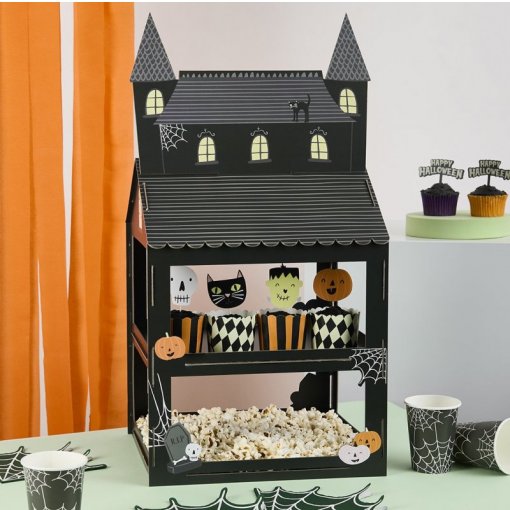 Cupcake Stand 2 Andares 65x32x28cm Casa Assombrada - Halloween