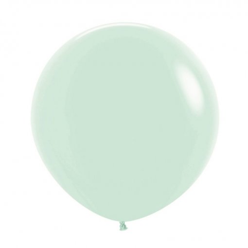 10 Balões latex R24 (60cm) - Pastel Matte Green - 630