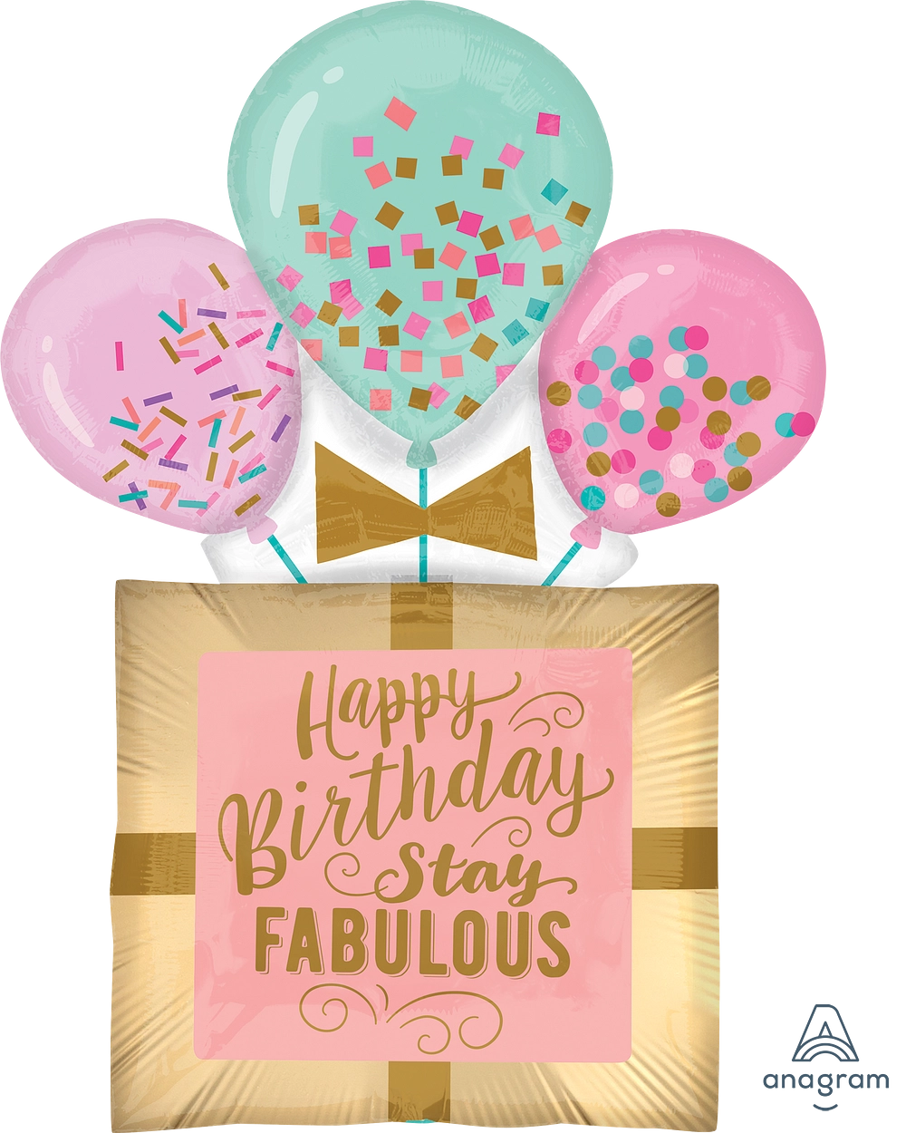 Balão Foil 58x81cm Fabulous Birthday