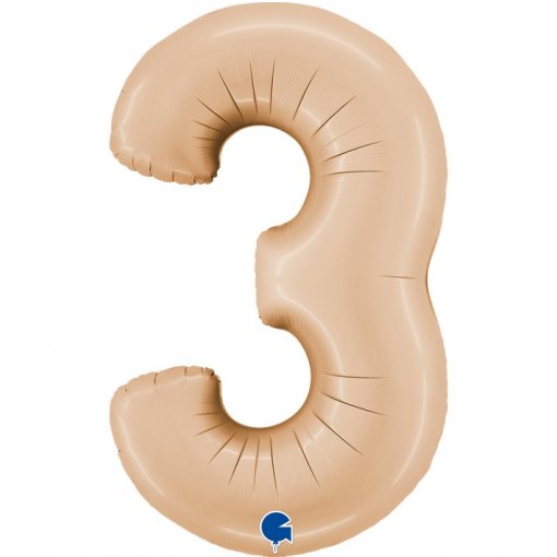 Balão Foil 102cm Satin Nude nº3