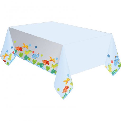 Toalha de mesa Papel 180x120cm Dino Jungle