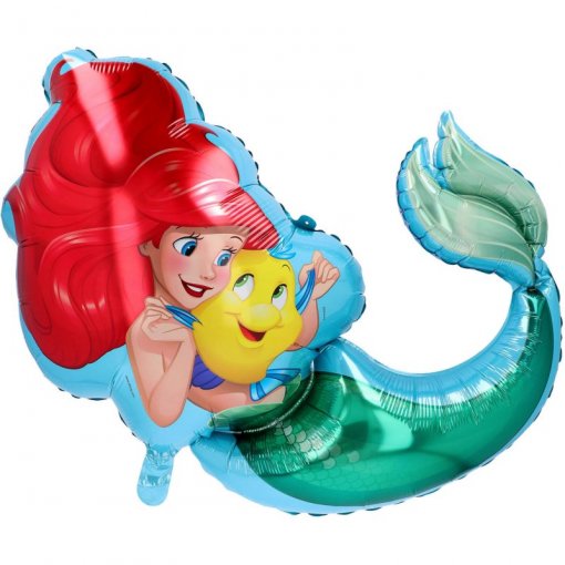 Balão Foil 67x63cm Ariel - Princesas Disney