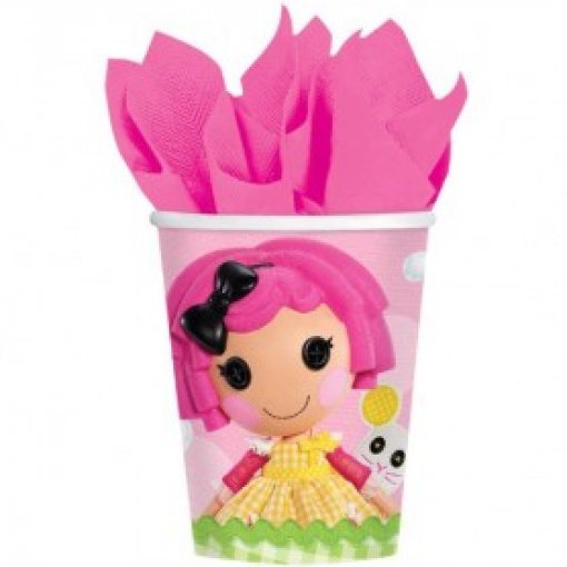 8 Copos 266ml Lalaloopsy