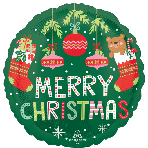 Balão Foil 45cm Beary Christmas - Natal