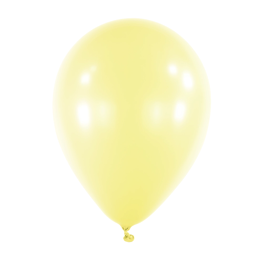 50 Balões latex 11'' (28cm) Macaron Lemon