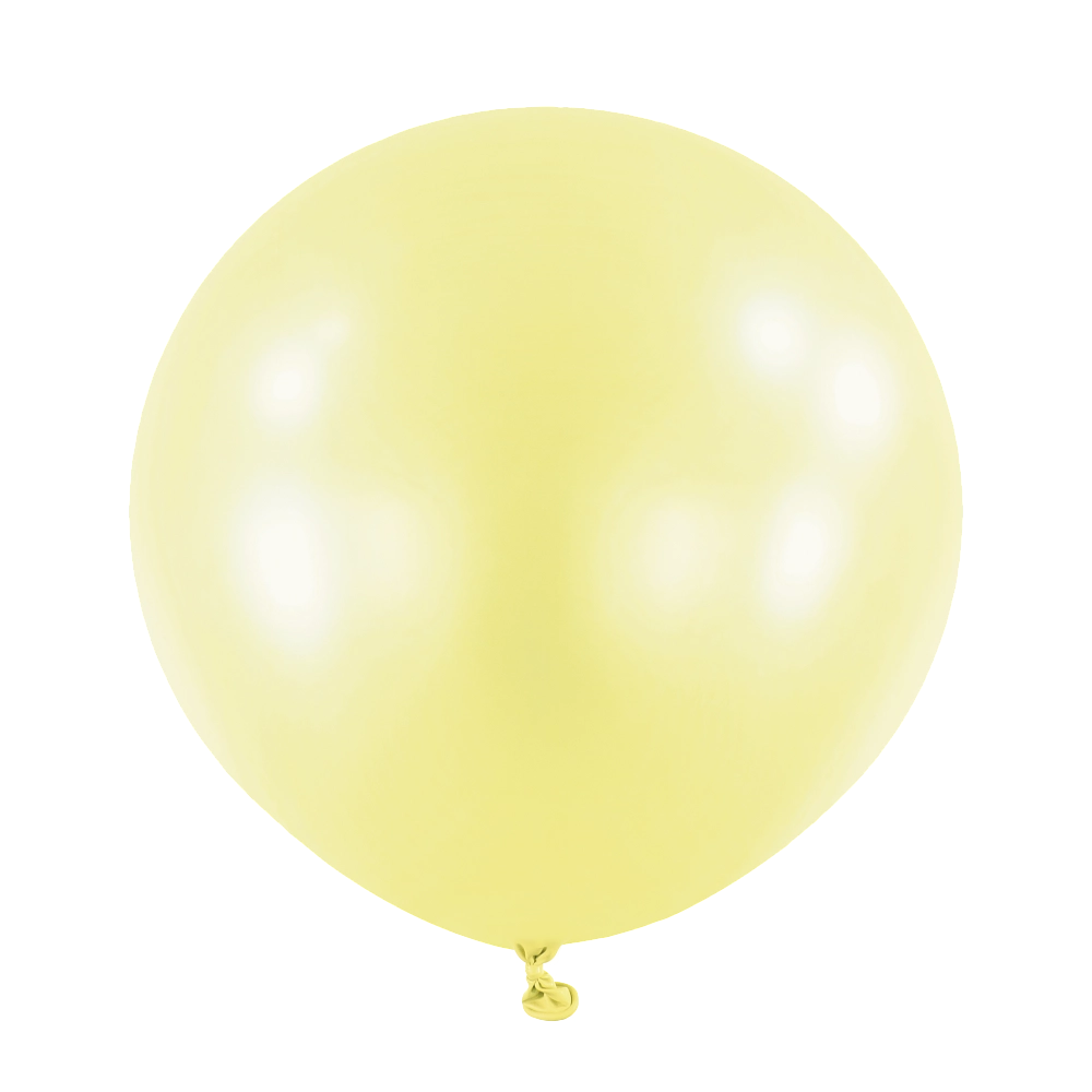 4 Balões latex 24'' (61cm) Macaron Lemon