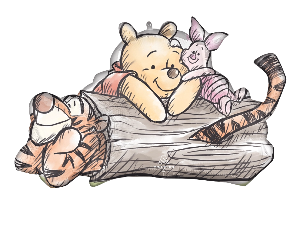 Balão Foil 78x48cm Winnie The Pooh