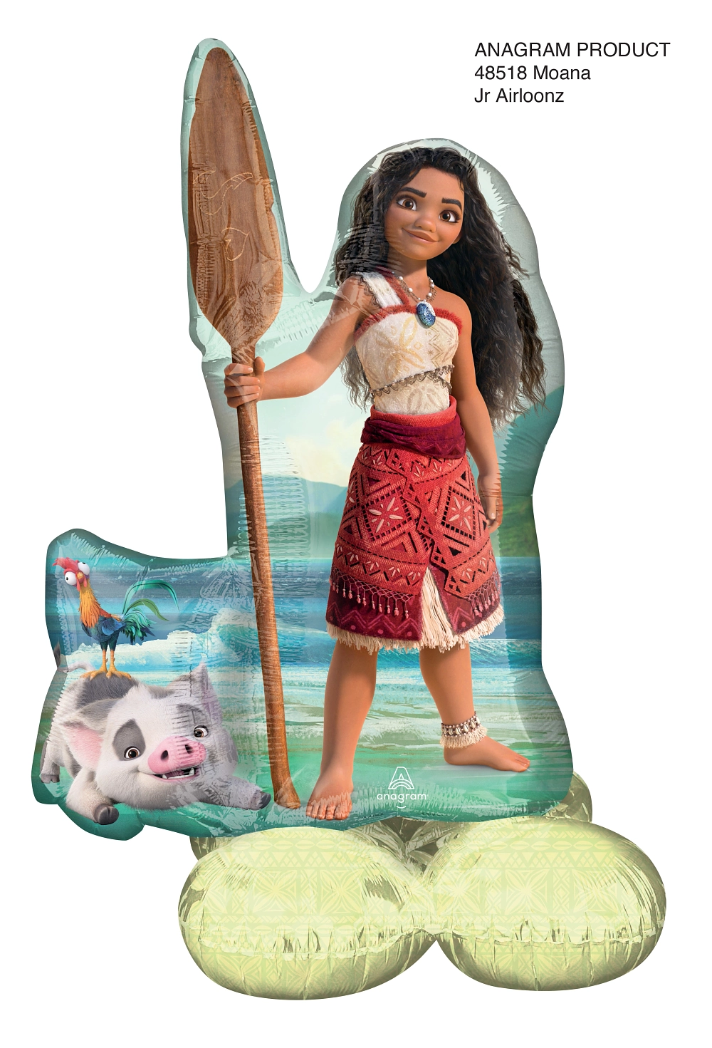 Balão Foil Airloonz 60x99cm Moana