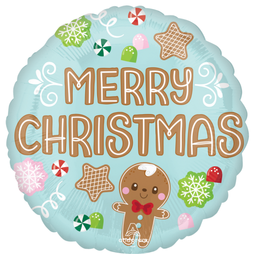 Balão Foil 45cm Baking Spirits Bright Christmas - Natal