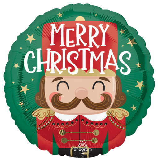 Balão Foil 45cm Nutcracker Workshop Christmas - Natal