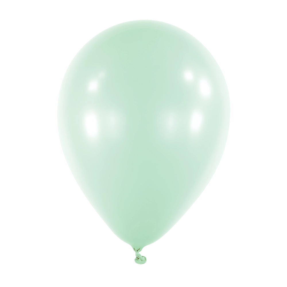 25 Balões latex 18'' (45cm) Macaron Mint