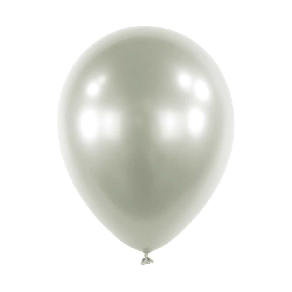 25 Balões latex 18'' (45cm) Satin Luxe™ Platinum