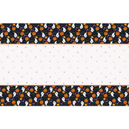 Toalha de mesa Cat & Pumpkin 1,37x2,74m - Halloween