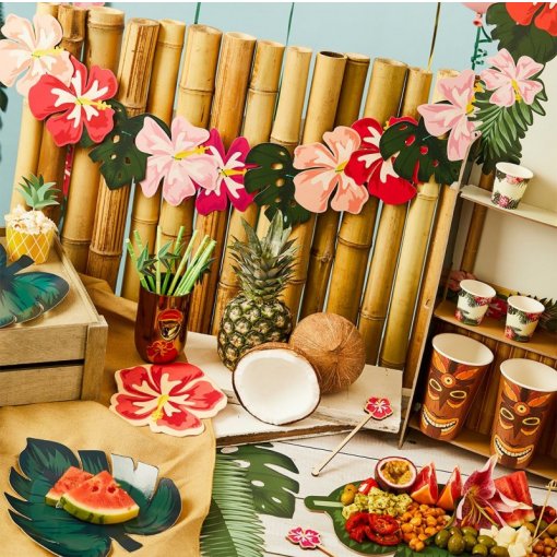 Grinalda 2m Folhas Tropical