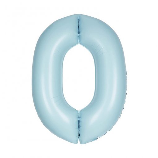 Balão Foil 86cm Azul Claro Matte nº0