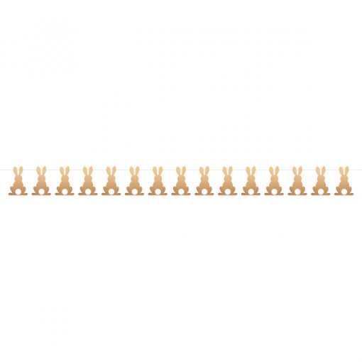 Grinalda 15x178cm Coelhos Páscoa