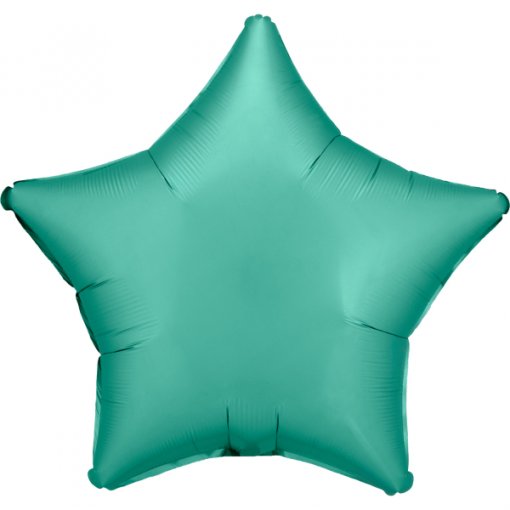 Balão Foil 48cm Estrela Satin Luxe™ Verde Jade