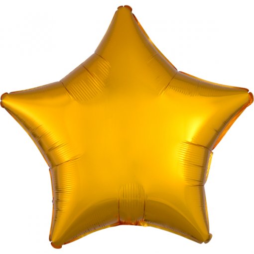 Balão Foil 48cm Estrela Dourado