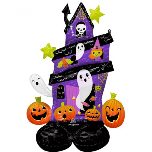 Balão Foil Airloonz 88x127cm Casa Assimbrada - Halloween