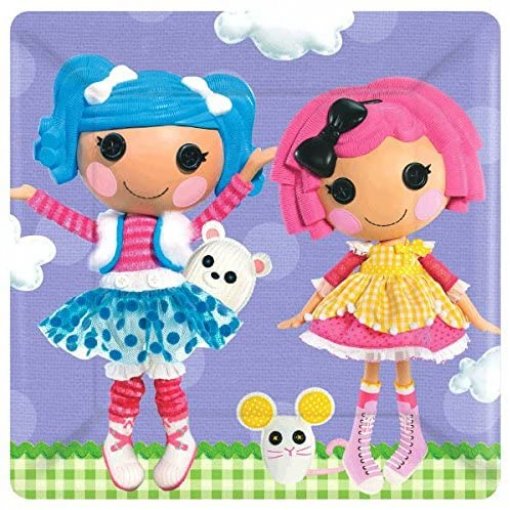 8 Pratos 24cm Lalaloopsy