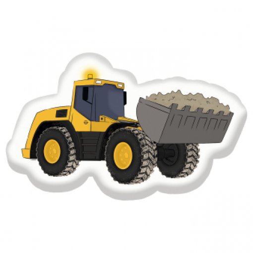 Balão Foil SuperShape 55x33cm Escavadora - Construção