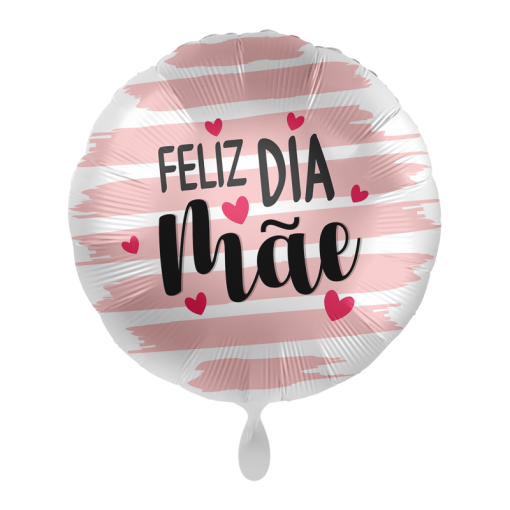 Balão Foil 43cm 'Feliz dia Mãe'