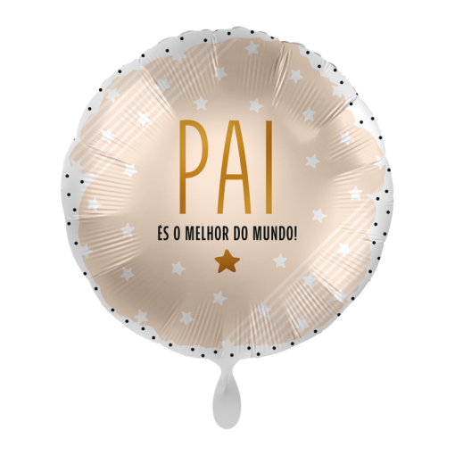 Balão Foil 43cm 'Pai és o melhor do mundo!'