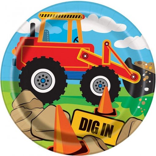 8 Pratos 18cm EU Construção