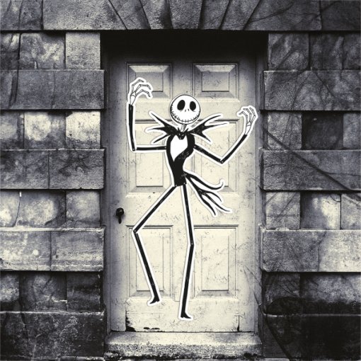 Recorte articulado Nightmare Before Christmas Papel 124cm - Halloween