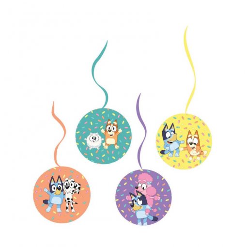 4 Espirais Decorativas 61cm - Bluey