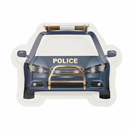 8 Pratos 24x18cm Polícia