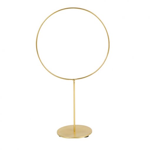 Círculo Metal Dourado 29,5x16,5cm