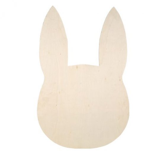 Bandeja de madeira Coelho 57 x 37cm - Páscoa