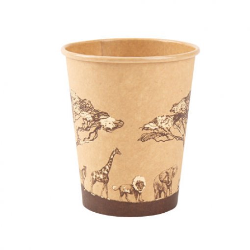 8 Copos 255ml Kraft Safari