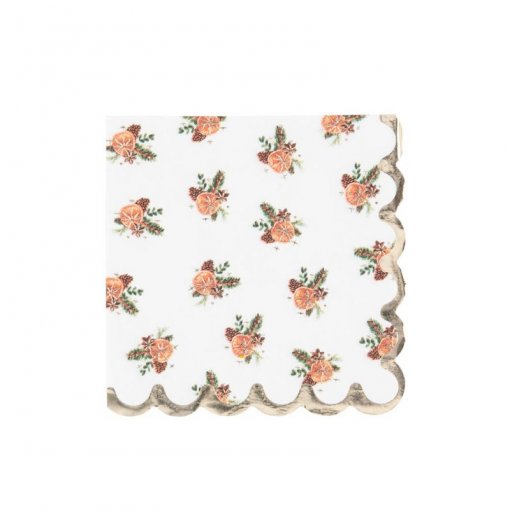 20 Guardanapos 24cm Nature Christmas