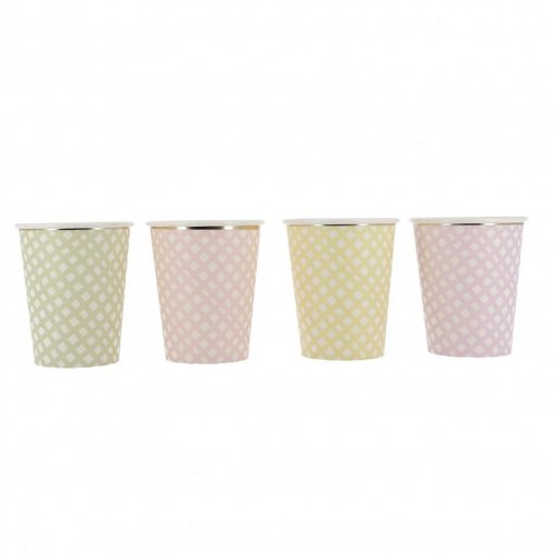 8 Copos 255ml Sortidos Vichy (Margaridas)