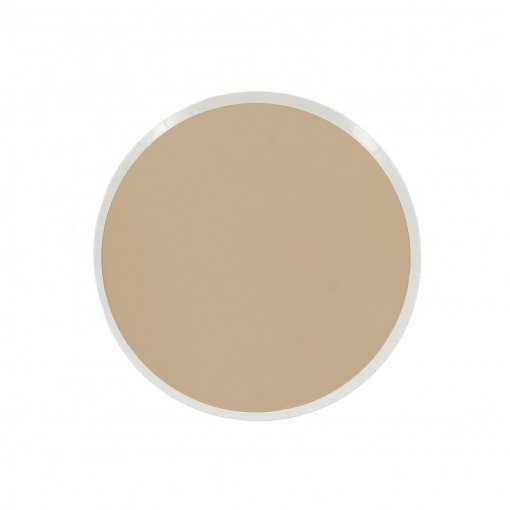 6 Pratos 18cm Creme e Camel