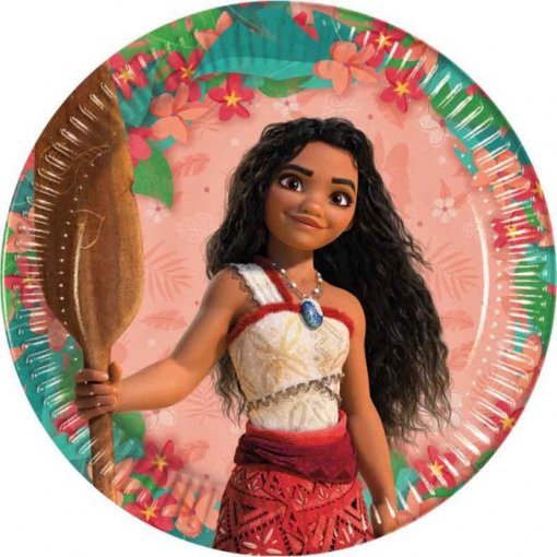 8 Pratos 23cm Moana