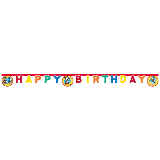 Grinalda Happy Birthday 2m Mickey Jump Into Fun