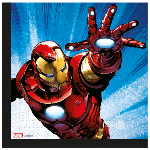 20 Guardanapos 33cm Avengers Evergreen