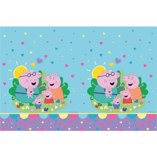 Toalha de Mesa 120x180cm Peppa Pig Made With Love