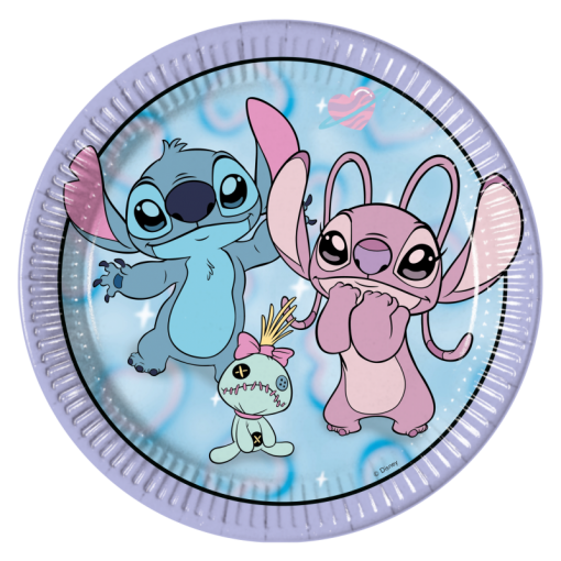 8 Pratos 23cm Angel Cute