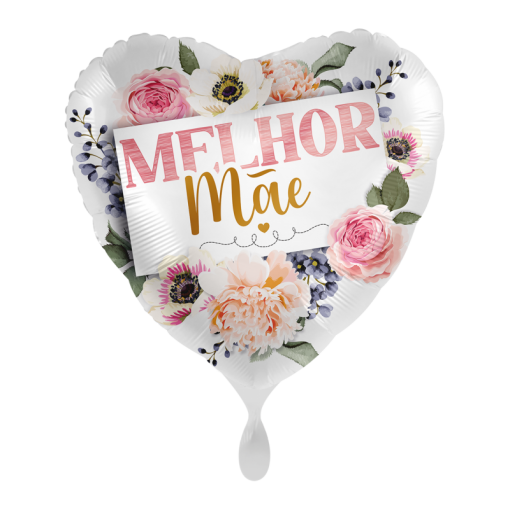 Balão Foil 43cm Melhor Mãe - Dia da Mãe